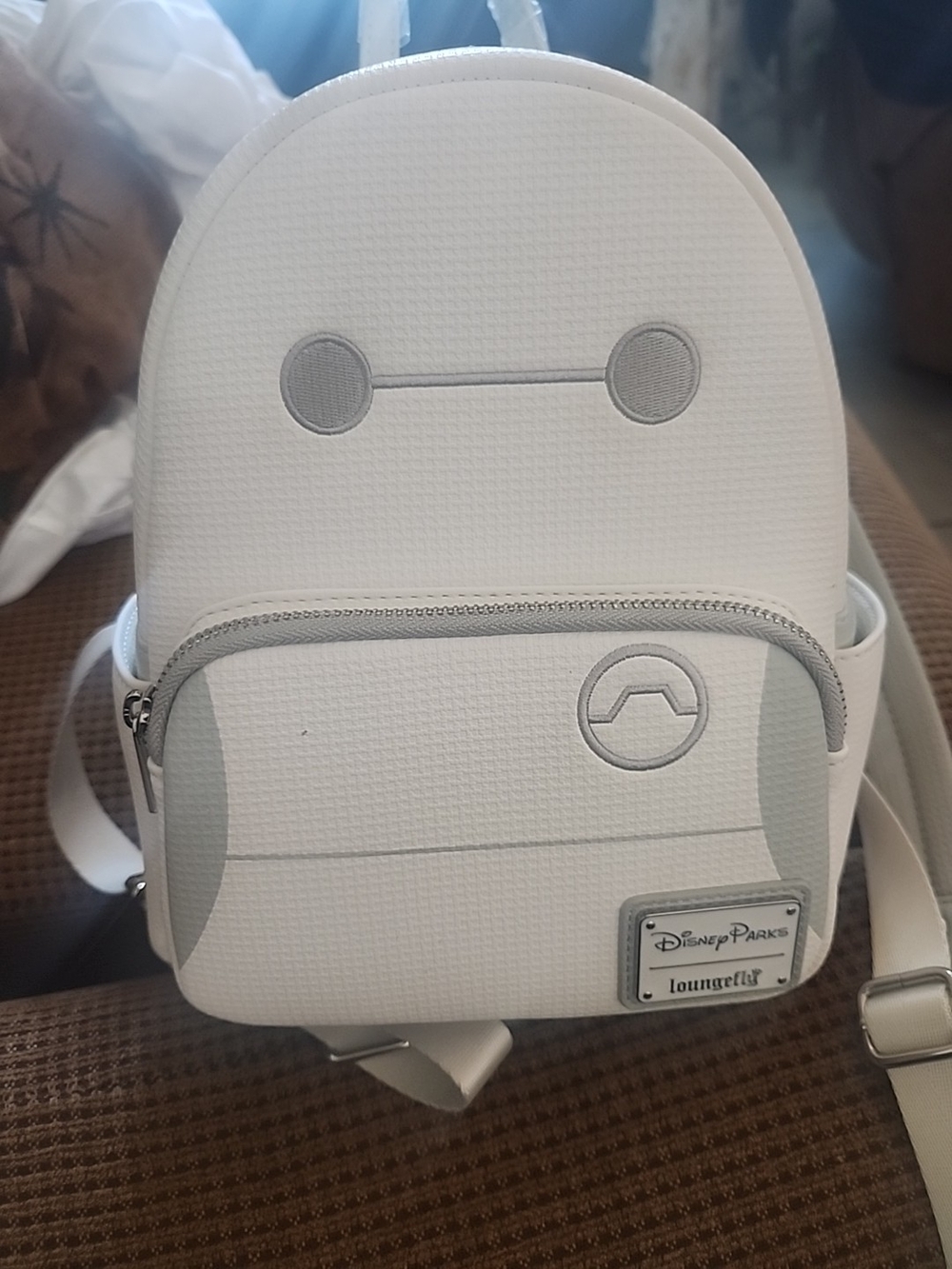 White Baymax Mini Backpack